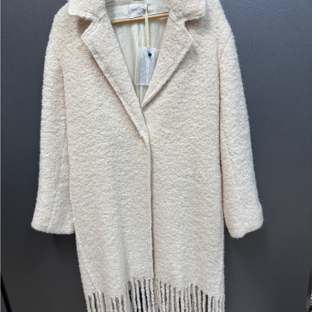 Forte Forte Design Coat - Chic Cream Women's Coat